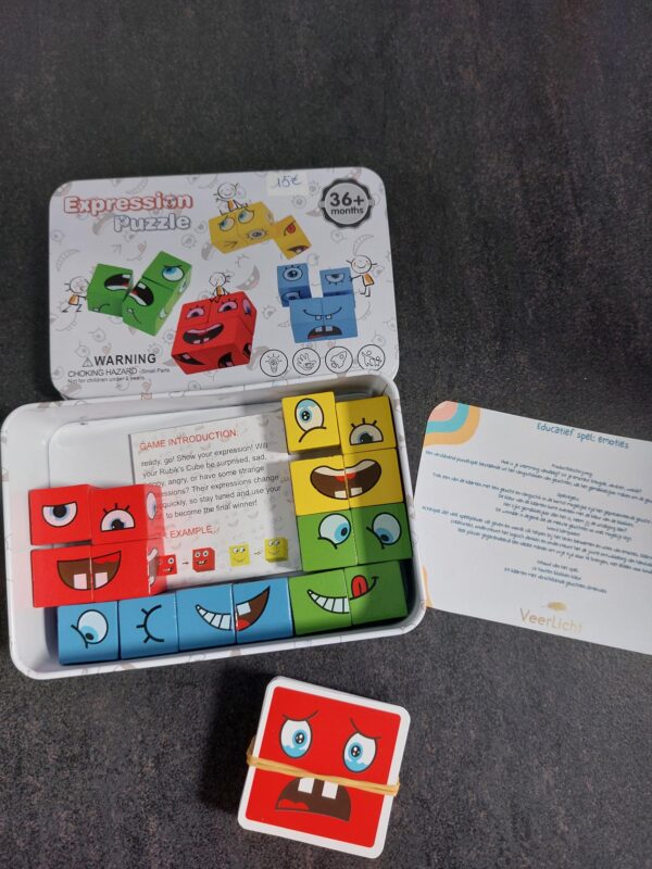 Emotiespel: emotiepuzzel
